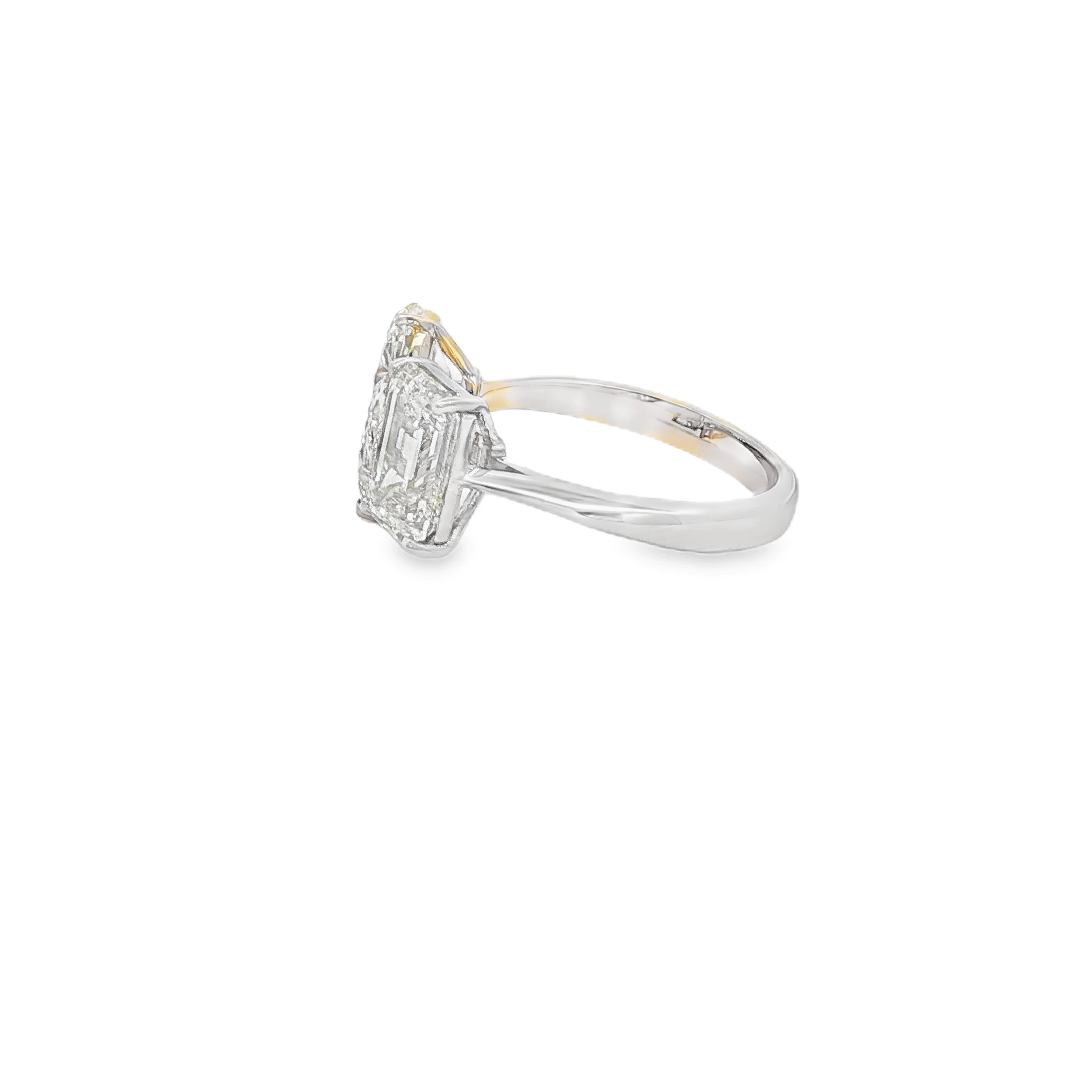 Fancy Yellow Pear Cut Diamond Multistone Ring in Yellow Gold. SKU 7001 - Image 3