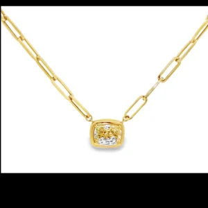 smiley Gold Necklace with 16.77 ct of Round Cut Diamonds. SKU 1487 (Copy)