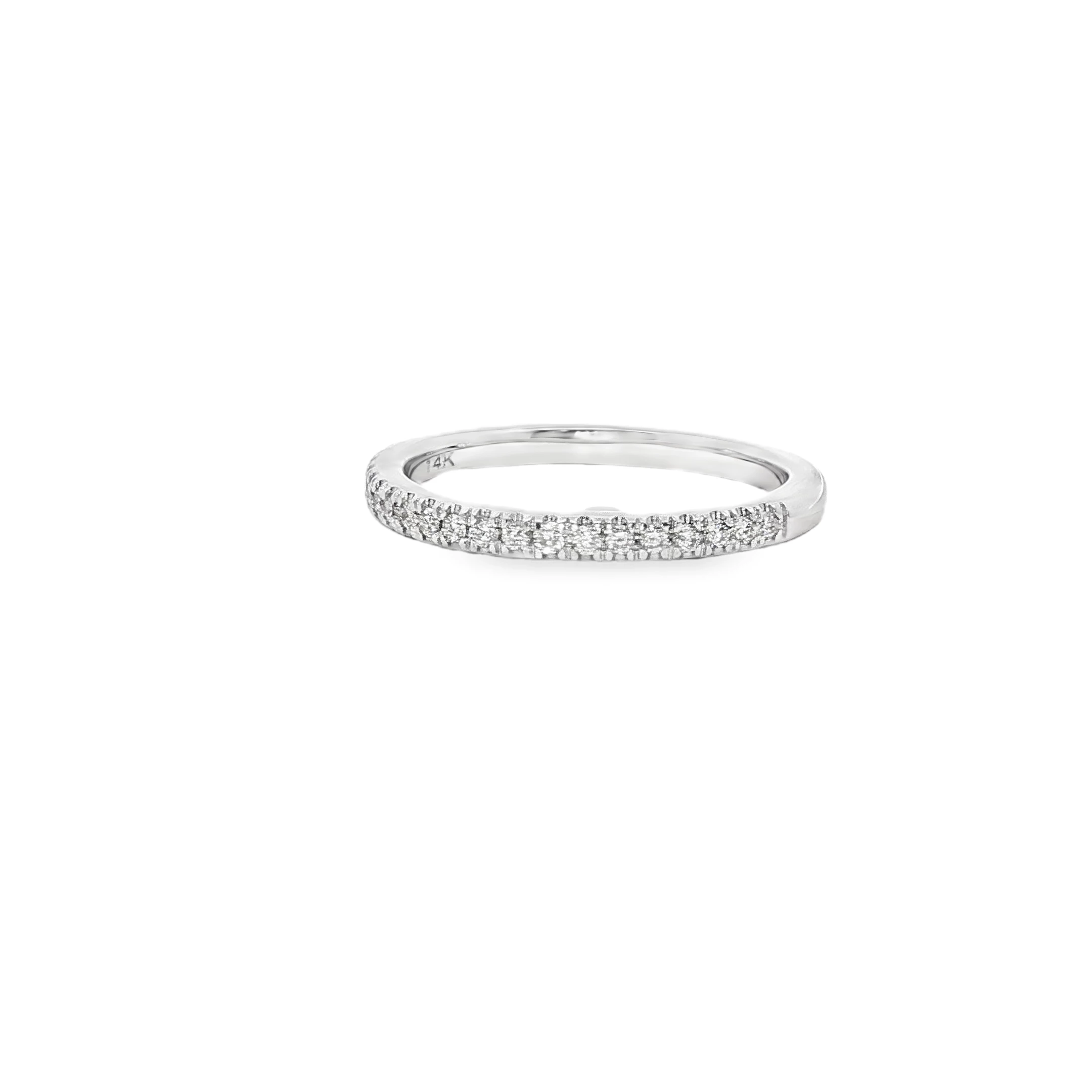 Platinum Diamond Eternity Ring in White Gold. SKU PW07-48-P3Q - Image 3