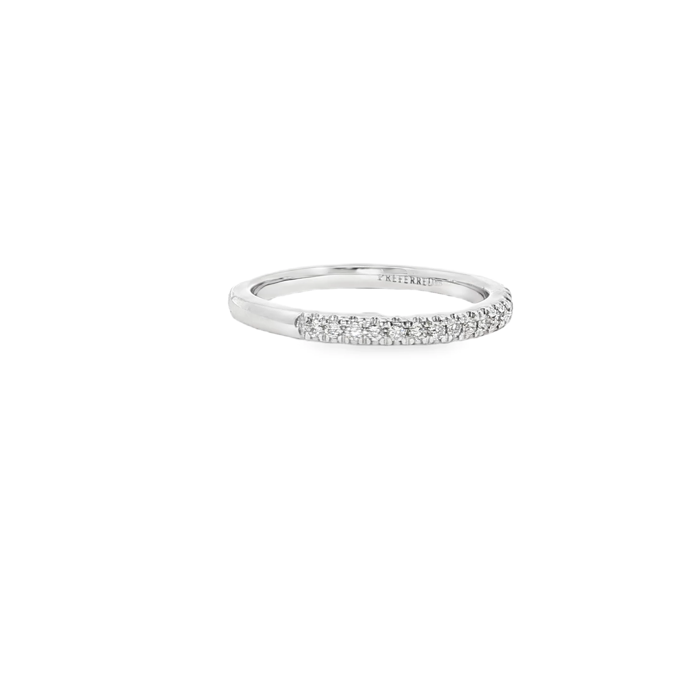 Platinum Diamond Eternity Ring in White Gold. SKU PW07-48-P3Q - Image 2