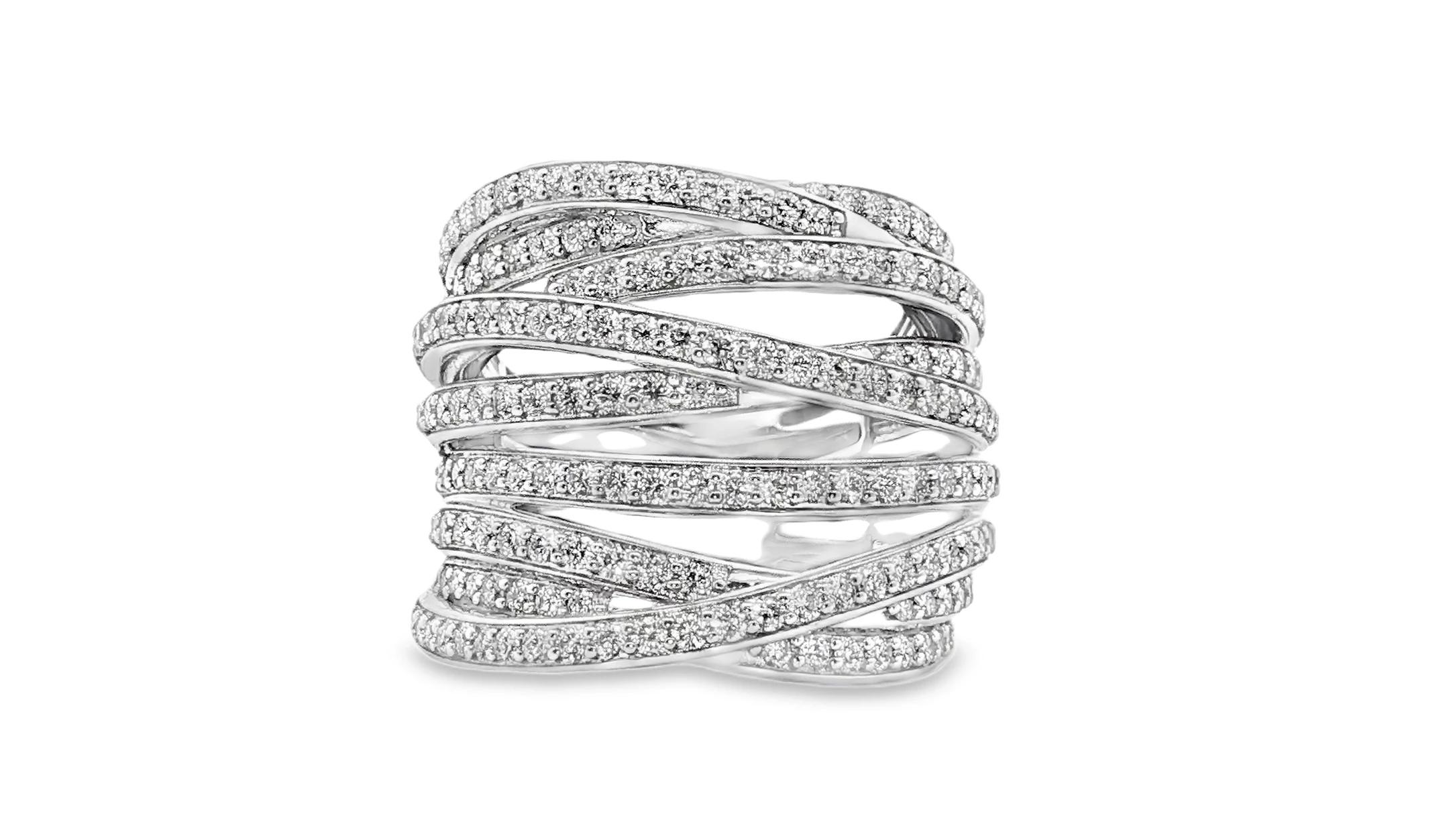 Timeless rings crafted with purpose. Diamond Band Ring in 14kt White Gold