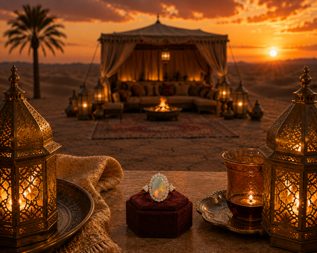 A Golden Escape Beneath the Desert Sky